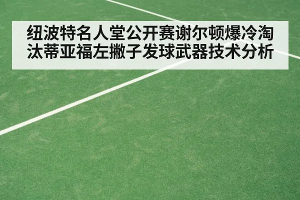 纽波特名人堂公开赛谢尔顿爆冷淘汰蒂亚福左撇子发球武器技术分析